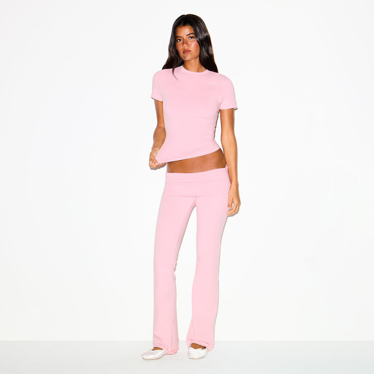 COTTON JERSEY FOLDOVER PANT | HALITE