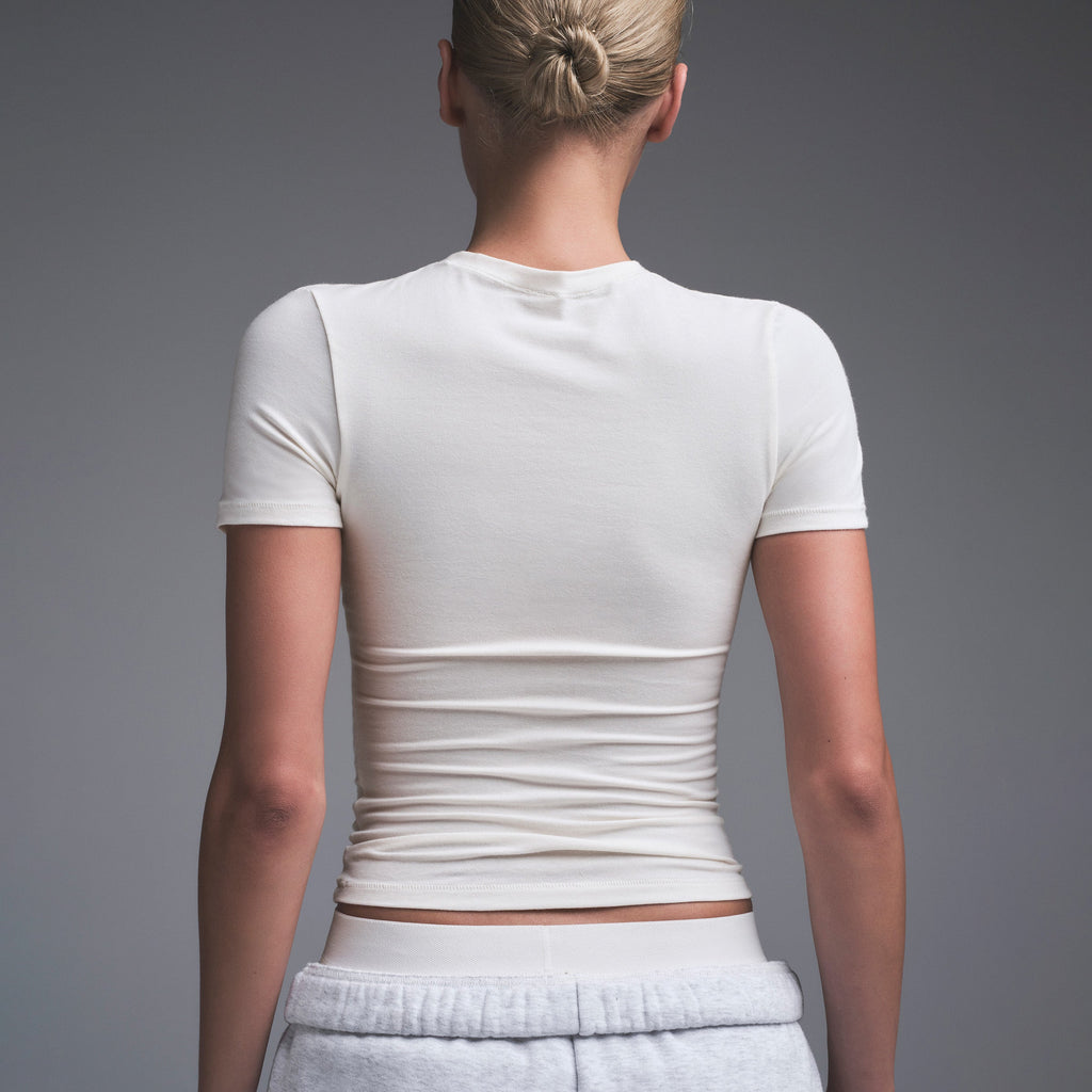 COTTON JERSEY T-SHIRT | MARBLE
