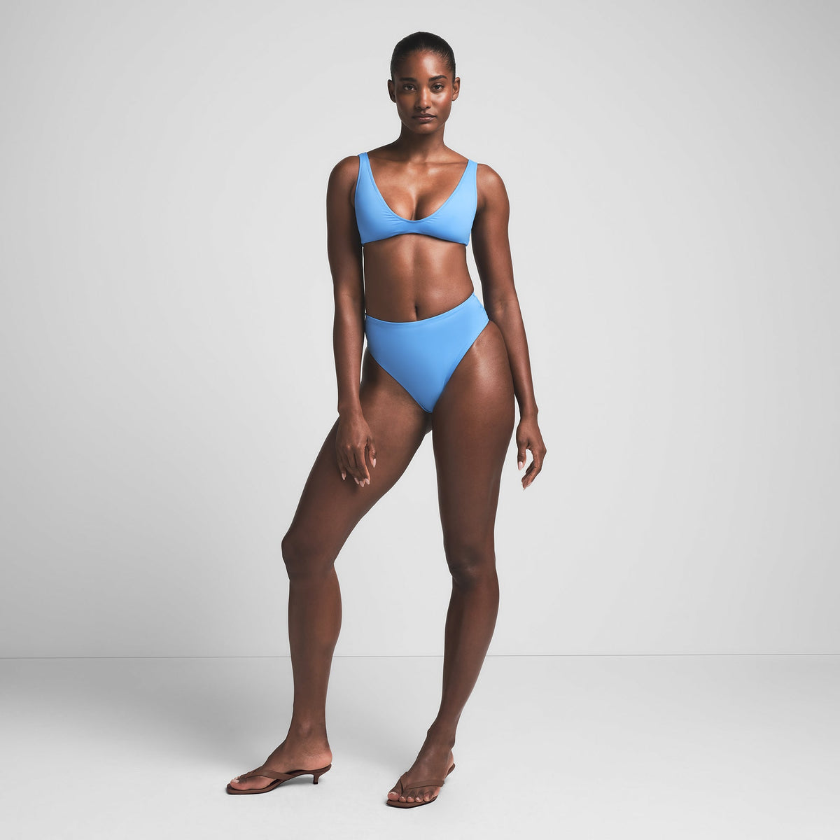 SIGNATURE SWIM HIGH-WAISTED BIKINI BOTTOM | TIDE