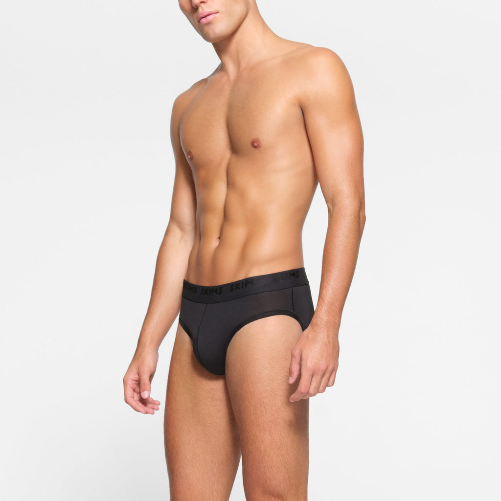 SKIMS STRETCH MENS BRIEF | OBSIDIAN