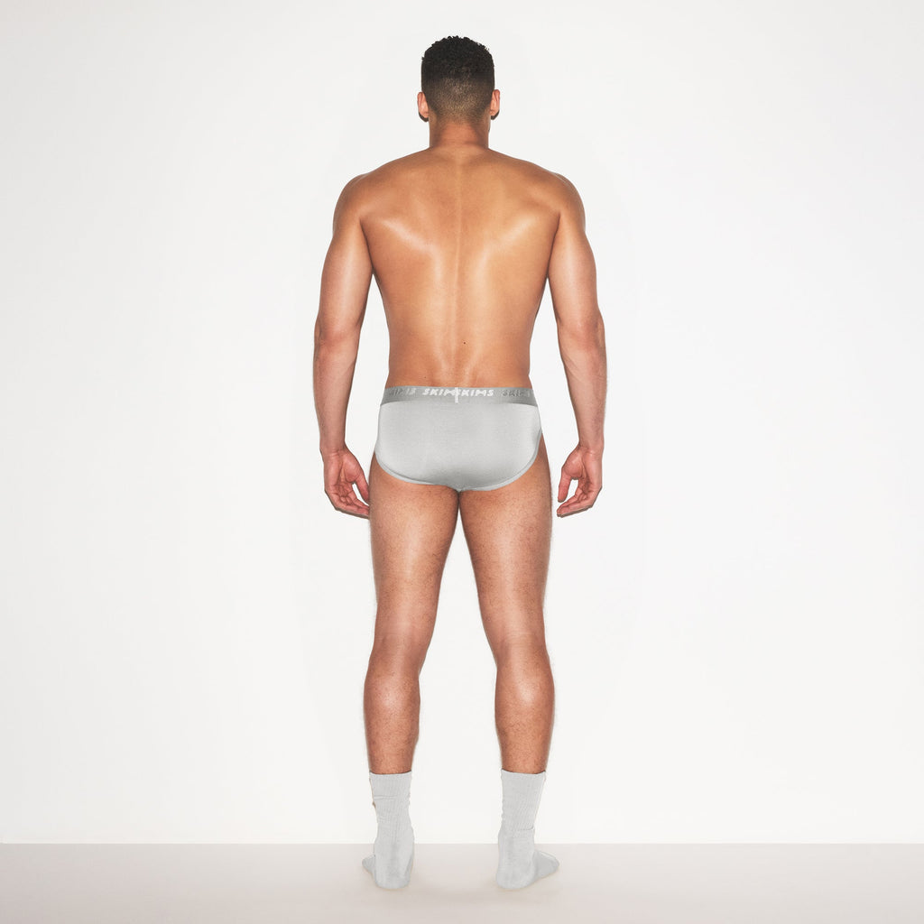 SKIMS STRETCH MENS BRIEF 3-PACK | GUNMETAL MULTI
