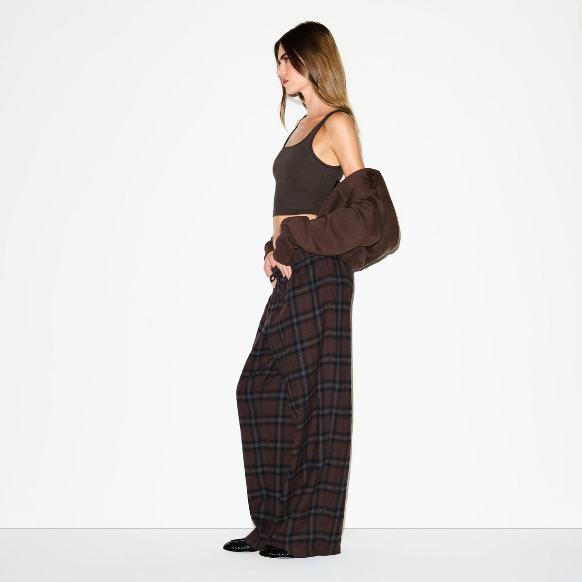FLANNEL SLEEP OVERSIZED PANT | PHOENIX PLAID