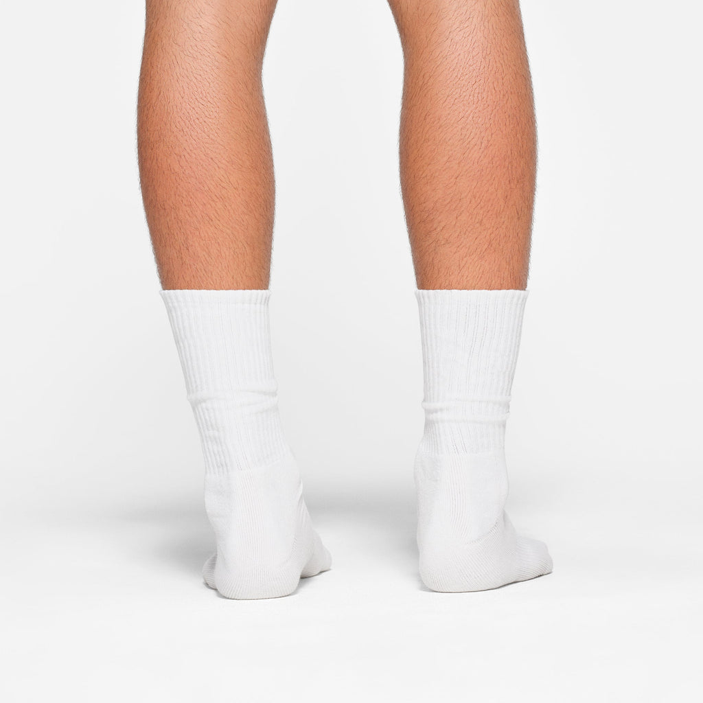 MENS TUBE CREW SOCK 3-PACK | CHALK