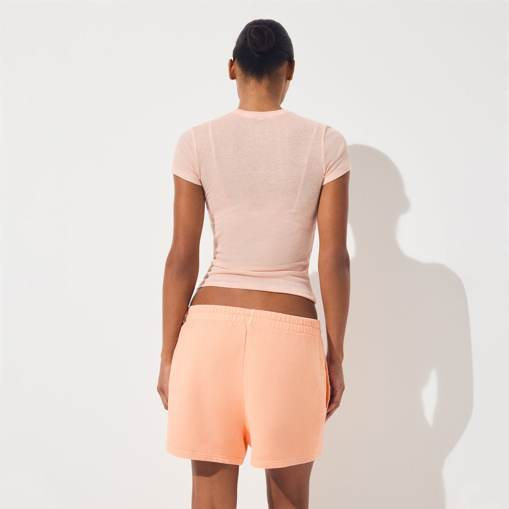 FRENCH TERRY CLASSIC SHORT | CANTALOUPE