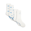 WEDDING SOCK 2-PACK | MARBLE AND CLOUD BOW PRINT