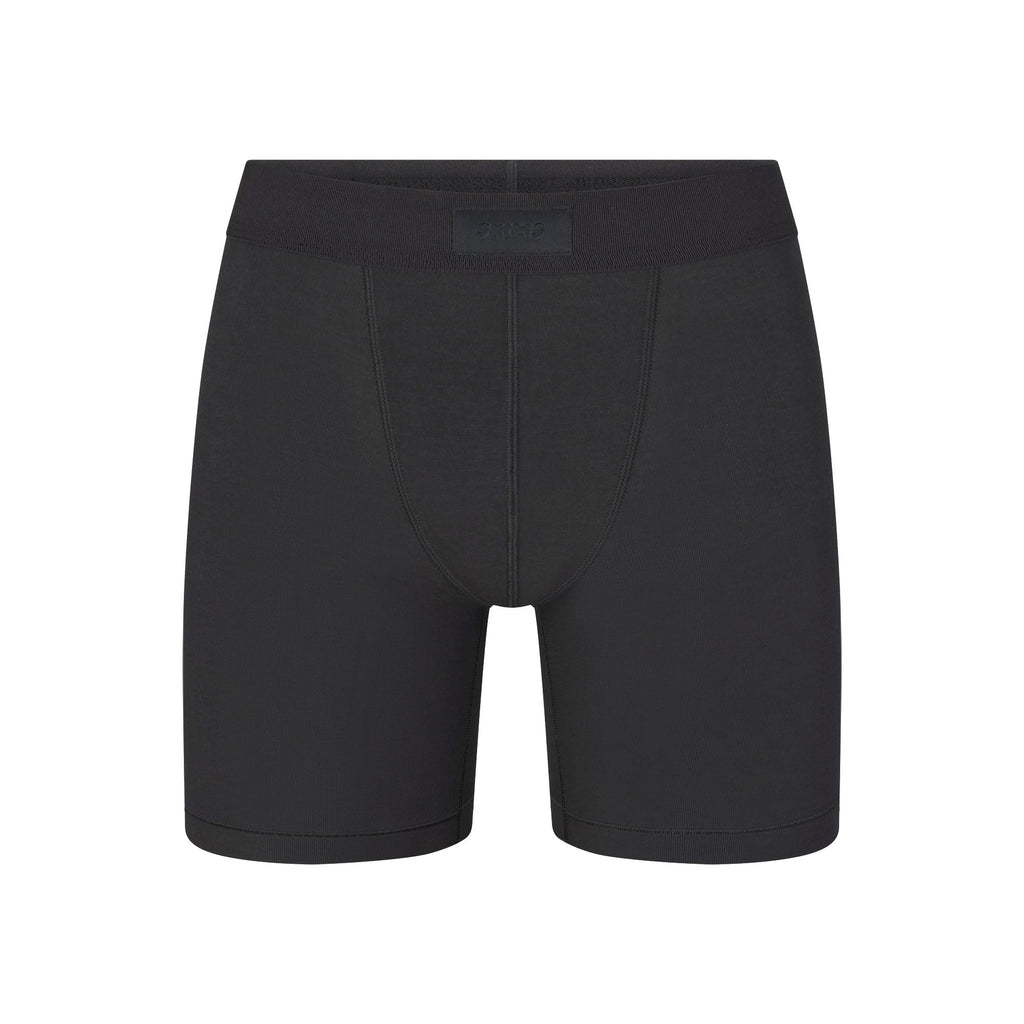 SKIMS COTTON MENS 5" BOXER BRIEF 3-PACK | ONYX