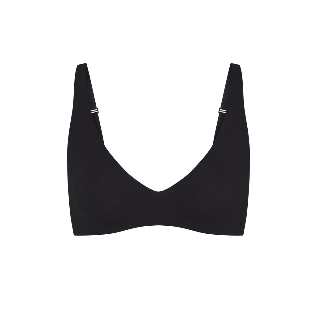 NAKED PLUNGE BRALETTE | ONYX