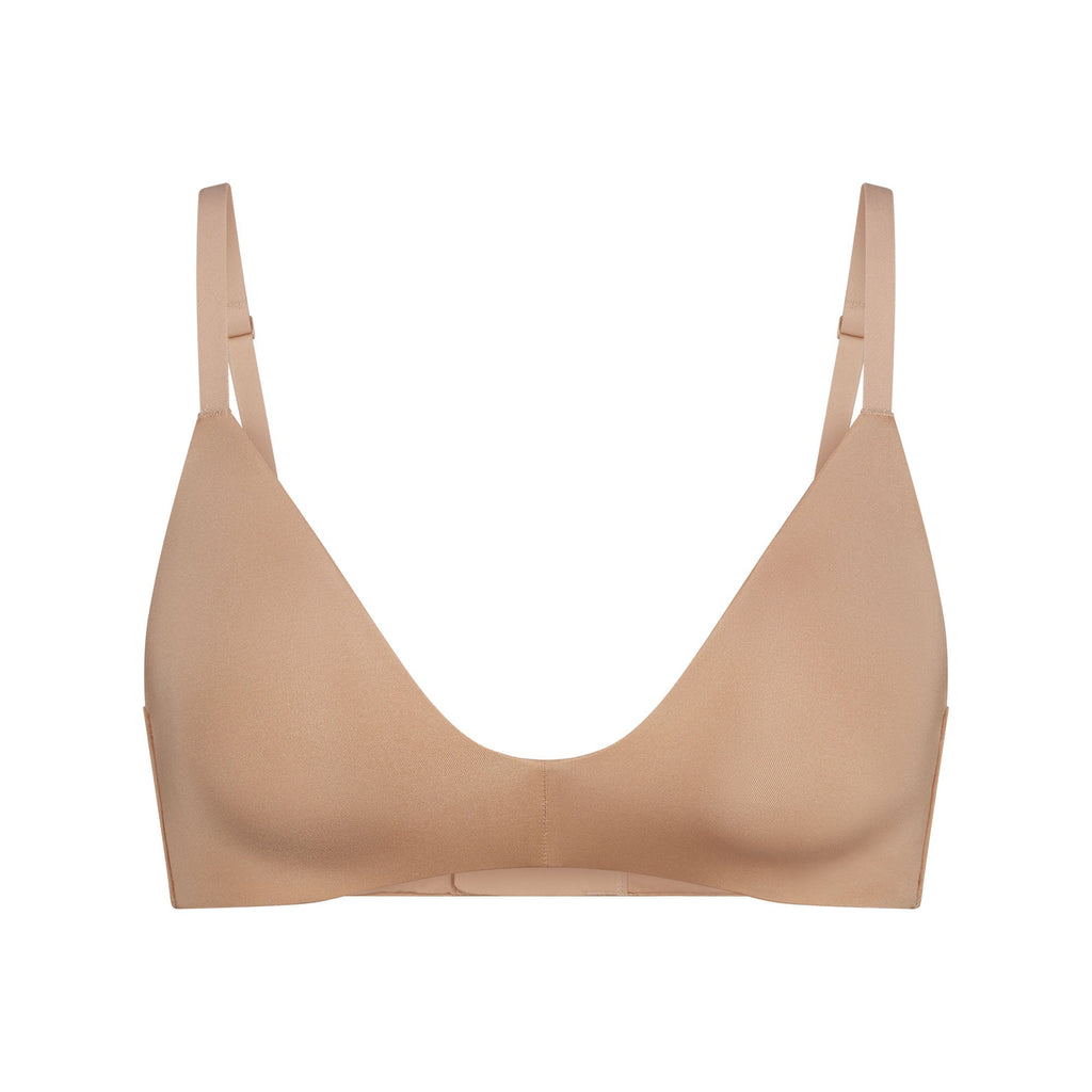 WIRELESS FORM T-SHIRT DEMI BRA | CLAY