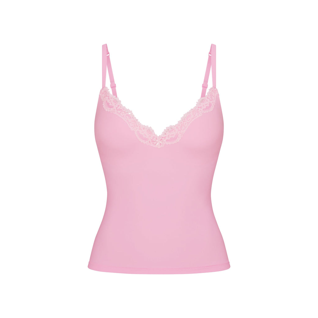FITS EVERYBODY LACE PUSH-UP CAMI | BUBBLEGUM TONAL
