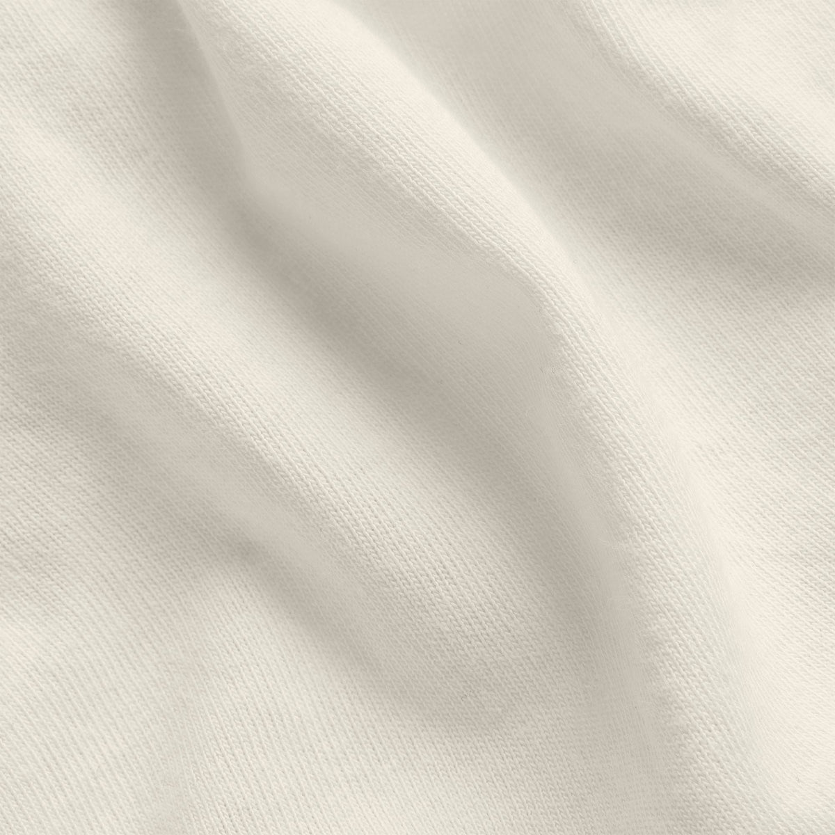 COTTON JERSEY LONG SLEEVE T-SHIRT | BONE