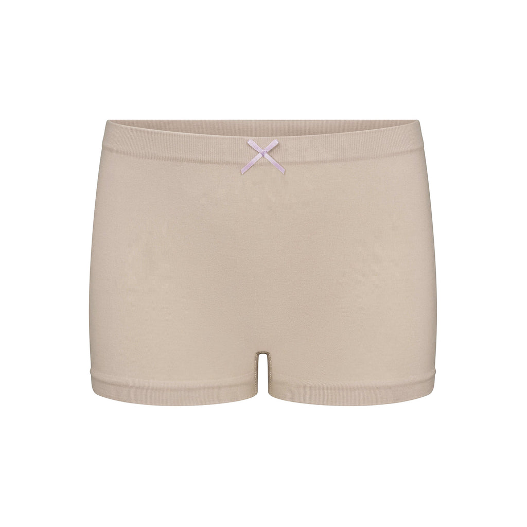 COTTON SEAMLESS JUNIORS BOY SHORT 3-PACK | BALLET STONE MULTI