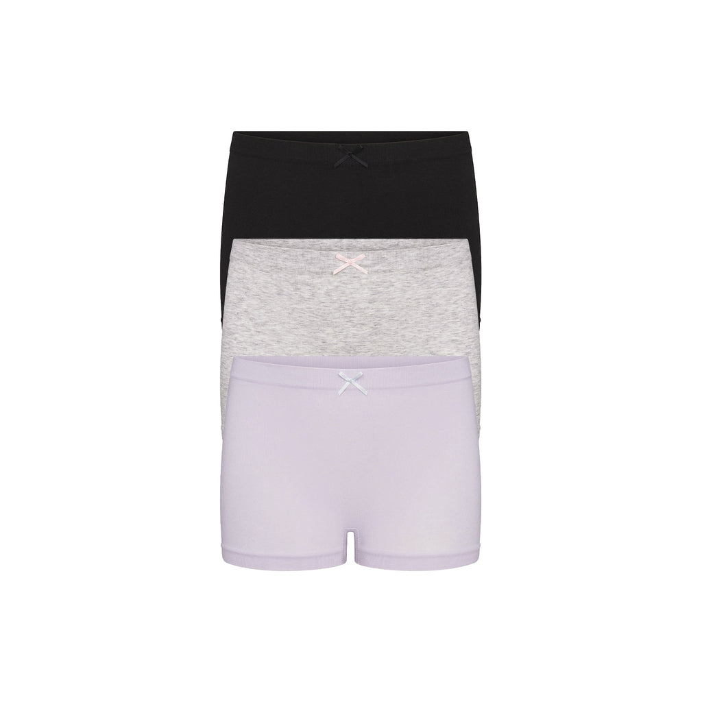 COTTON SEAMLESS JUNIORS BOY SHORT 3-PACK | WIND MULTI