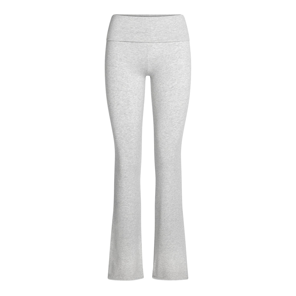 COTTON JERSEY FOLDOVER PANT | LIGHT HEATHER GREY