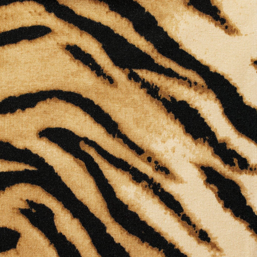 SKIMS SLEEP SHORT SLEEVE BUTTON UP SET | BRONZE TIGER PRINT