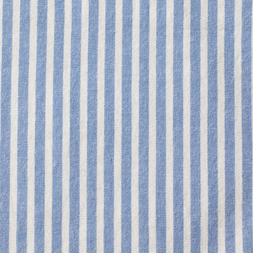 COTTON POPLIN SLEEP SHORT | CADET STRIPE