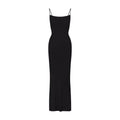 SOFT LOUNGE PETITE LONG SLIP DRESS | ONYX