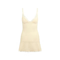 COTTON JERSEY LACE SLIP DRESS | BUTTER