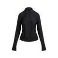 CLING MATTE LONG SLEEVE BUTTON UP | OBSIDIAN