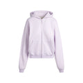 COTTON FLEECE CLASSIC ZIP UP HOODIE | PURPLE HEATHER