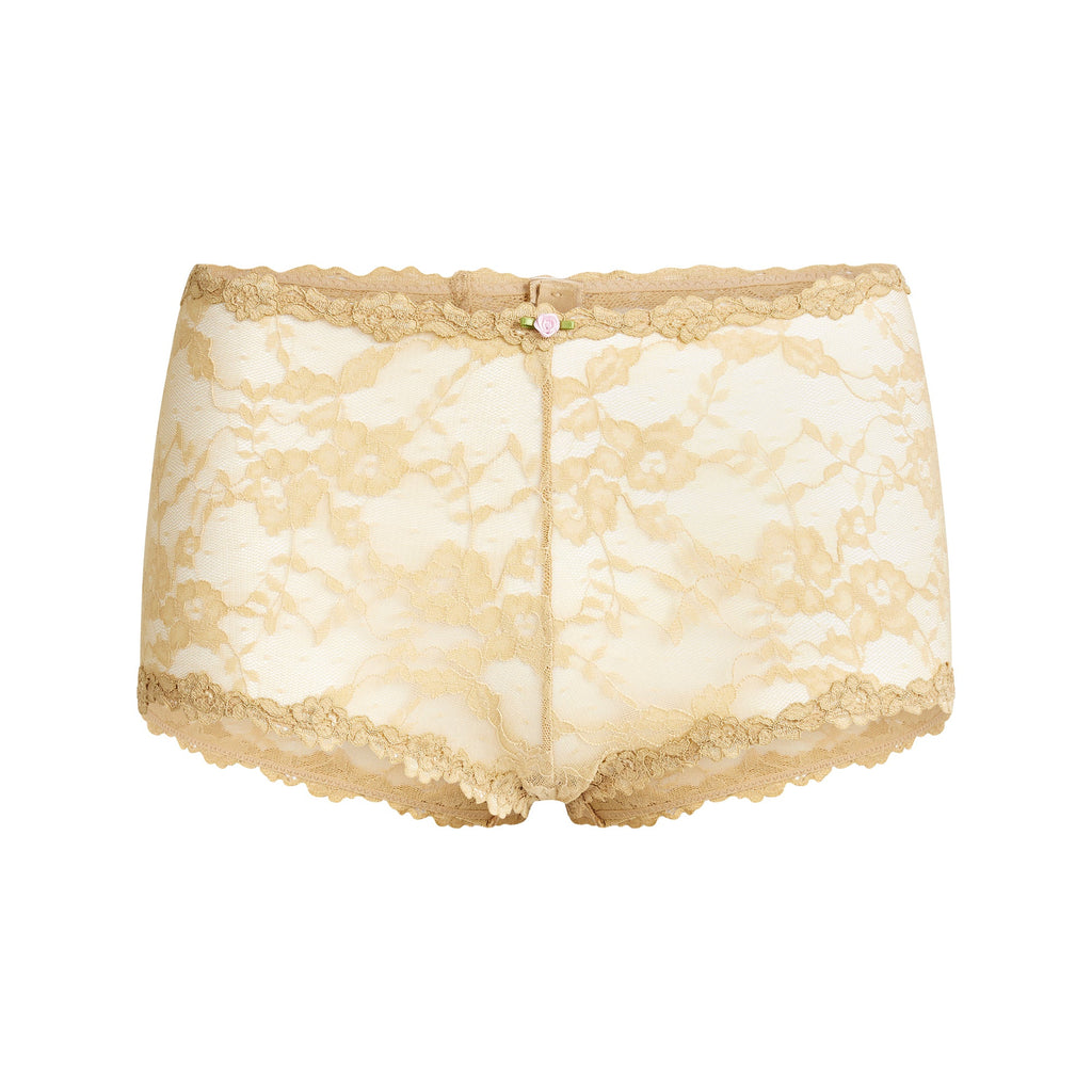 STRETCH LACE BOY SHORT | DELTA