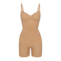SEAMLESS SCULPT MID THIGH BODYSUIT | OCHRE