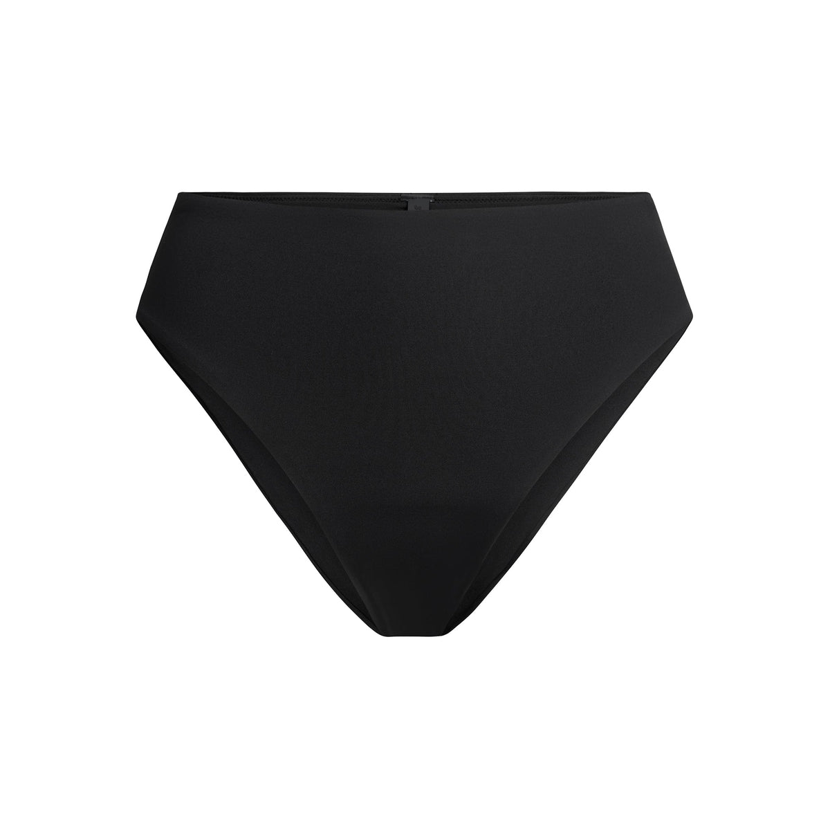 SIGNATURE SWIM HIGH-WAISTED BIKINI BOTTOM | ONYX