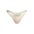 SIGNATURE SWIM THONG BIKINI BOTTOM | EGRET CROCODILE PRINT