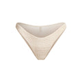 SIGNATURE SWIM TANGA BIKINI BOTTOM | EGRET CROCODILE PRINT