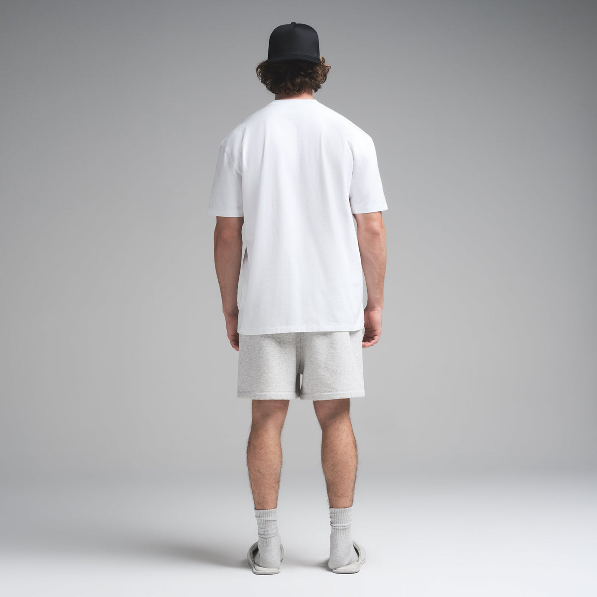 HEAVYWEIGHT COTTON MENS RELAXED T-SHIRT | CHALK