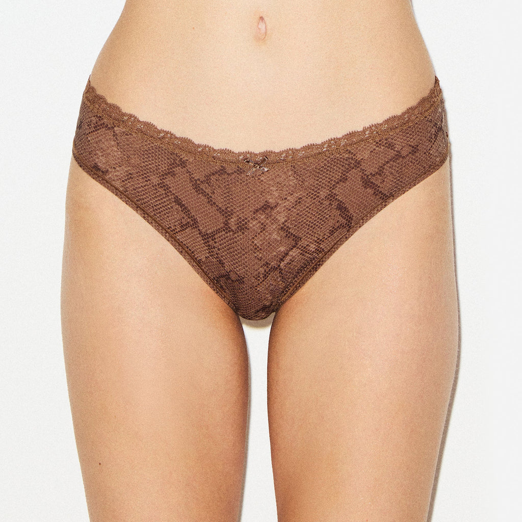 FITS EVERYBODY LACE DIPPED THONG 4-PACK | JASPER SNAKE MULTI